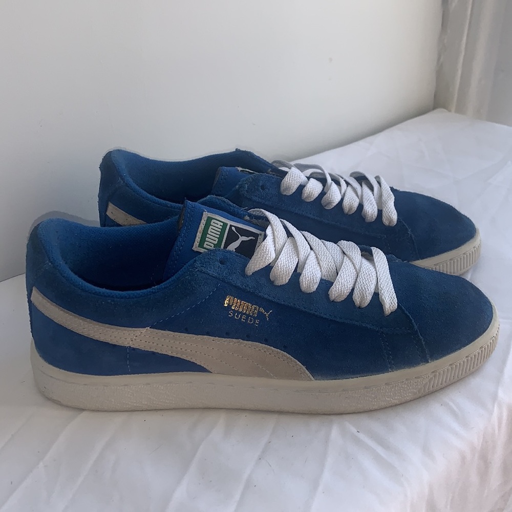 Puma Classic Suede Jr Snorkel blue/white - Picture 4 of 10